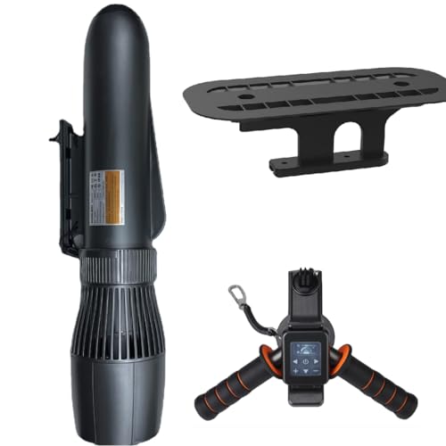 Elektrischer 700 W Jetski 3 m/s Unterwasser-Scooter, 14500 mAh 160 Minuten Wasserroller, bürstenloser Motor, Unterwasser-Thruster für Pool, Meer (Standard + Griff + SUP-Kit)