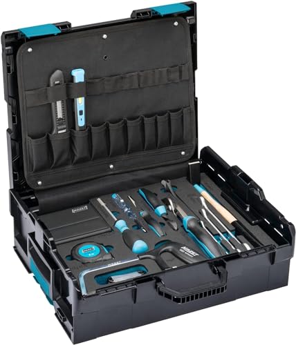HAZET Werkzeug-Satz 190L-136/83 I 83-teilig, patentiertes L-Boxx Klicksystem mit 13,3 l Volumen mit Beschriftungsfeldern I Aufbewahrung und Transport von hochwertigem Werkzeug