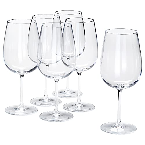 Ikea STORSINT Rotweinglas, 68 cl, klares Glas