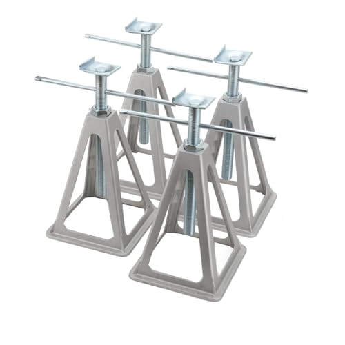 4 Stück Caravan Stützbock, 900kg Tragfähigkeit pro Unterstellbock 27-43cm Skalierbar