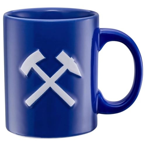 FC Schalke 04 Logo Relief Tasse (blau, one size)