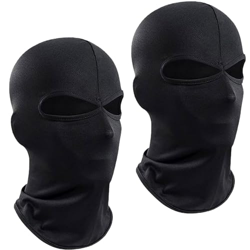 SSKHE Sturmhaube Motorrad, Doppelloch Balaclava, Männer und Frauen Sturmhaube