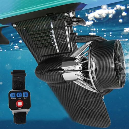 Surfbrett Mit Elektrischer Motorflosse, Stand-up-Board, Paddleboard-Finne, 24-V-Thruster, Elektrischer Surfboard-Flossenpropeller, Einstellbare Geschwindigkeit, Ausgestattet Mit Fernbedienung
