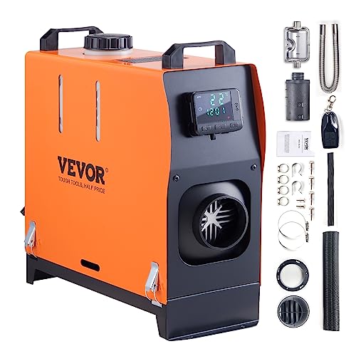 VEVOR Luft Dieselheizung Standheizung 12 V 5 kW, Luftheizung Air Diesel Diesel Standheizung Lufterhitzer, 0,12–0,52 L/Std. Dieselheizung mit LCD-Display & Fernbedienung Air Diesel Heizung