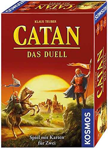 KOSMOS 693732 Catan - Das Duell, Spiel mit Karten fürgenau 2 Spieler, Spiel für 2 Personen, Gesellschaftsspiel ab 12 Jahre für 2 Personen, Brettspiel, Siedler von Catan