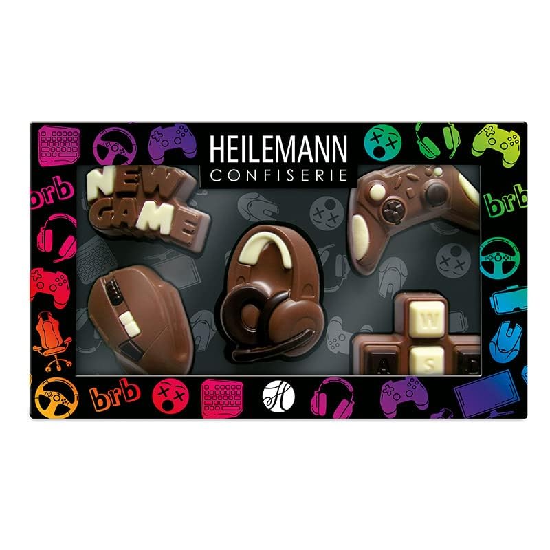 Heilemann Schoko Geschenkverpackung 'Gaming' Edelvollmilch 100g