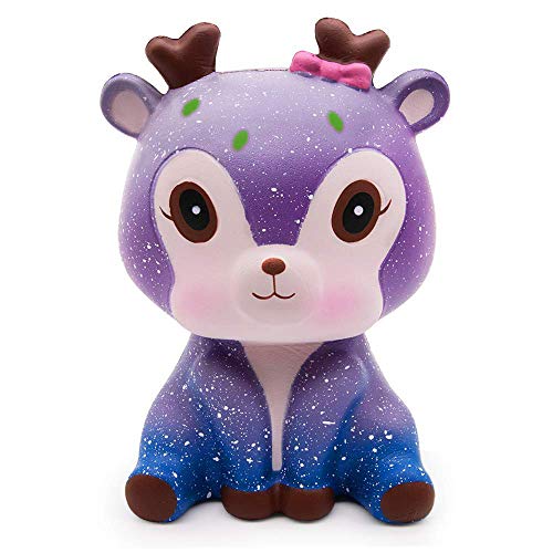 Wunderwald Squishie REH Galaxie Süß Kinder Geschenk Spielzeug Langsam Steigend Antistress Squishy Galaxy Deer Slow Rising Kawaii Gift