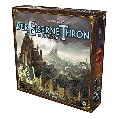 Fantasy Flight Games, Der Eiserne Thron: Das Brettspiel 2. Edition, Grundspiel, Expertenspiel, Strategiespiel, 3-6 Spieler, Ab 14+ Jahren, 180+ Minuten, Deutsch