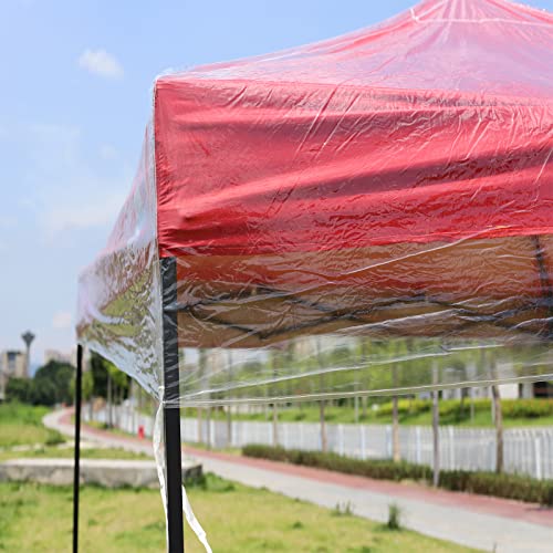 Pavillon 3x3 wasserdicht stabil Winterfest, Doppeldach Transparent Ersatzdach Schutzhaube,Pavillon mit festem Dach,Für im Freien Gartenzelt Partyzelt Regenschutz Ersatzbezug