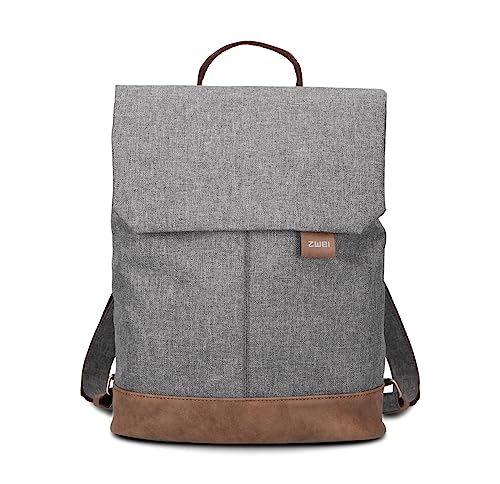 Zwei Damen Rucksack Olli OR13 Daypack 7 Liter robust strapazierfähig wasserabweisend Rückenpolsterung Hauptfach mit Reißverschluss Geheimfach Handyfach Einsteckfächer Laptopfach gepolstert (stone)