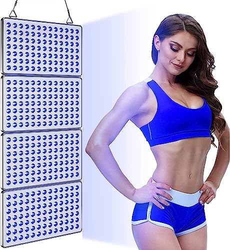 Bräunungslicht Solarium, 48W Gesichtsbräunungslampe zusammenklappbare Sonnenbank Bräunungslampe, Gesichtsbräunung Tageslicht mit 364 LEDs für Gesicht und Körper, für zu Hause