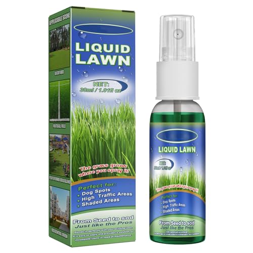 Green Grass Paint Sprayer,Rasennährstoffspray,Grünes Gras Rasenspray und Hundeflecken Reparatur,Gebrauchsfertiges Green Grass Rasenspray,Grün Spray für Rasenflächen,Natürliches Grünes Rasenspray,30ML