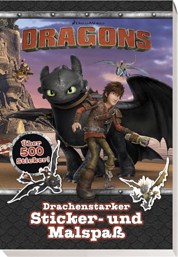 Dragons: Drachenstarker Sticker- und Malspaß: Sticker- und Malblock