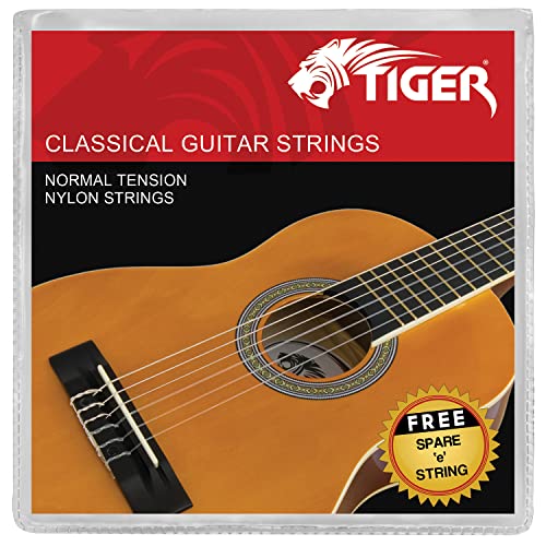 TIGER klassischen Gitarre Saiten – Normal Tension Nylon Saiten – Anti Rost