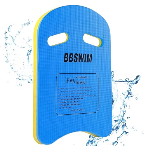 Schwimmbrett Kinder, Schwimmhilfe Kinder, Schwimmbrett Kickboard für Kinder und Erwachsene mit Griffen, Trainingsausrüstung PE Schaumstoff Schwimm Board für Schwimmübungen & Training