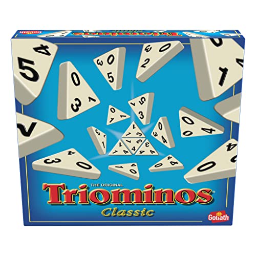 Triominos Classic - Beliebtes Brettspiel ab 6 Jahren - Familienspaß und Gesellschaftsspiel für 2-4 Spieler - Mit Taktik und Strategie