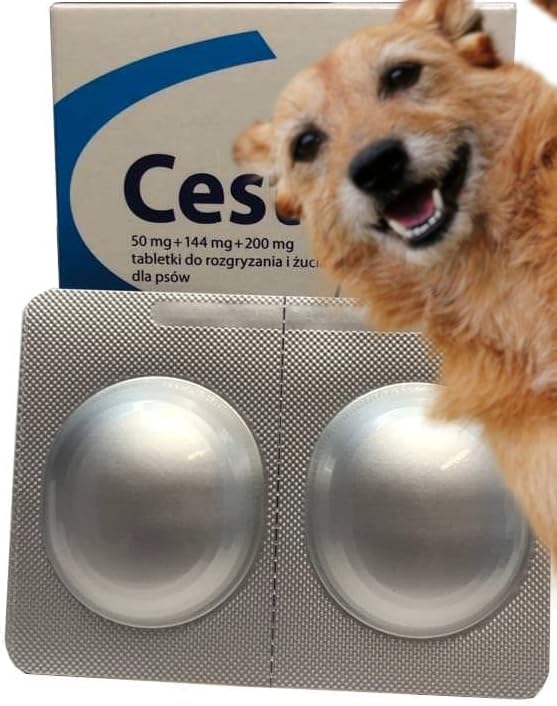 Tabletten für Hunde, 4 Stück, Wurmkur, für gesunden Darm