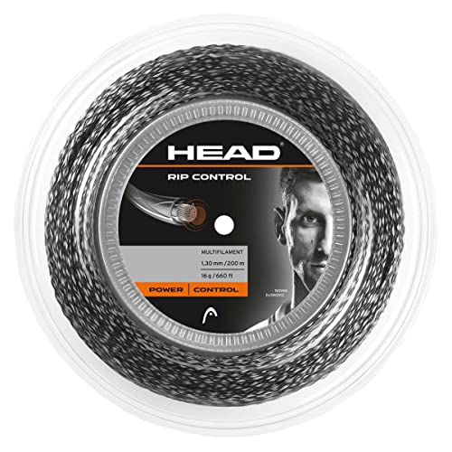 HEAD Unisex-Erwachsene RIP Control Rolle Tennis-Saite, Black, 16