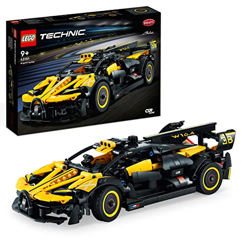 LEGO Technic Bugatti-Bolide, Auto-Modellbausatz, Sportwagen-Spielzeug, ikonisches Auto Set zum Sammeln, Bauspielzeug ab 9 Jahren 42151