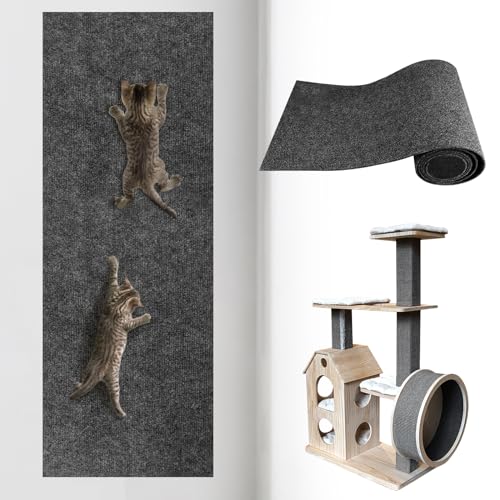 Selbstklebend Kratzbretter Katze Kratzteppich Katze Kratzmatte Katze Wand Teppich Katzen Kratzbrett Katzen Kratzwand(200cmx40cm/78.7 * 15.7 Zoll)