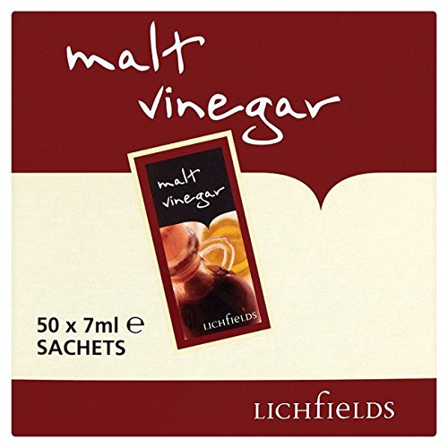 Lichfields Malt Vinegar 50 x 7 ml (Pack of 50x7ml)