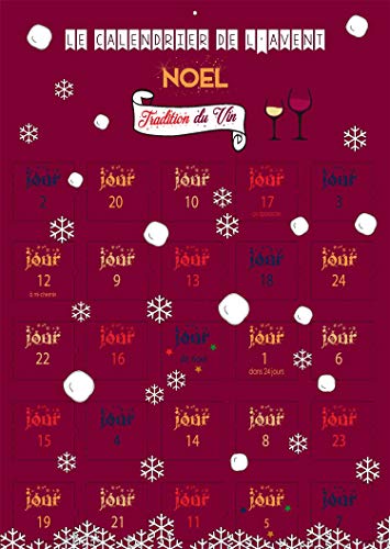 Adventskalender 25 Tage – alles Wissen über den Wein – Die 25 Geheimnisse des französischen Weins – Kalender Bilder