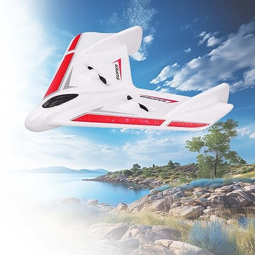 RC ferngesteuertes Flugzeug mit Fernsteuerung und Akku, Hochwertiges Modell-Flugzeug für Kinder u. Erwachsene, Flieger ist geeignet für Anfänger und Profis, Tolles Spielzeug für Modellbau u. Flug-Fans