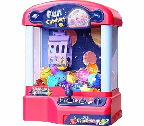 Brigamo 【𝙋𝙧𝙞𝙢𝙚 𝘿𝙚𝙖𝙡】 Greifautomat Süßigkeiten Automat Greifer Spielautomat inkl. Spielinhalt und Münzen