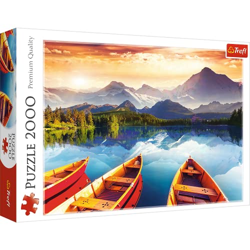 Trefl 27096 Puzzle, Kristallsee, 2000 Teile, Premium Quality, für Kinder ab 15 Jahren