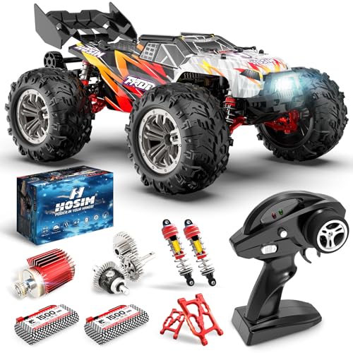 Hosim 1:14 Ferngesteuertes Auto Schnell RC Auto Offroad 52+ km/h, 4WD Hobby-Grade RC Geländewagen Monstertruck RC Cars für Kinder und Erwachsene (X03)
