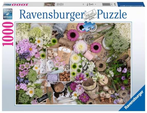 Ravensburger Puzzle 17389 Prachtvolle Blumenliebe - 1000 Teile Puzzle für Erwachsene und Kinder ab 14 Jahren