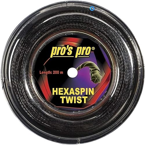 Generisch Tennissaite Hexaspin Twist 1.25 mm für Spin 200m