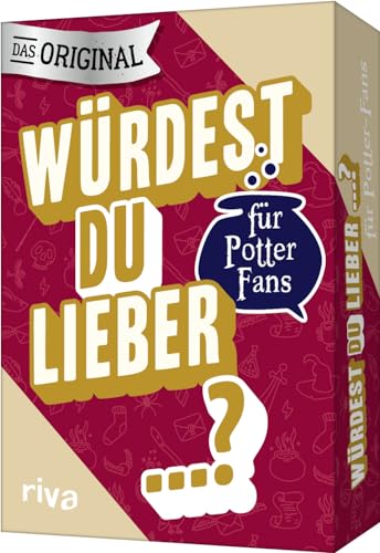 Würdest du lieber …? – Die Edition für Potter-Fans: Das Kartenspiel. Der Spieleklassiker für Fans von Harry Potter. Lustiges Geschenk für Potterheads