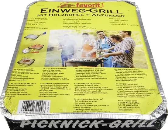 nv Favorit 2999 Einweg- oder Picknickgrill