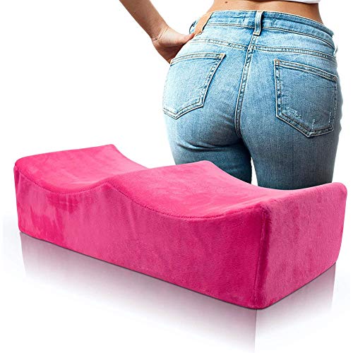 MSQL BBL Kissen nach der Operation Brazilian Butt Lift Kissen nach der Operation Recovery Seat Booty Foam Lift Pad, passt in Autositz und Bürostuhl, Pink