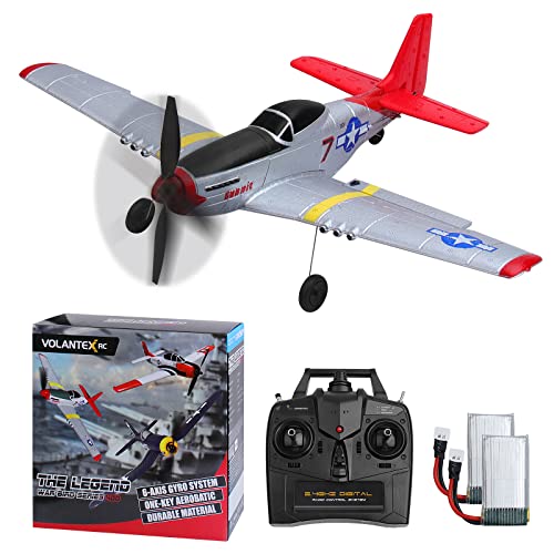 RC Flugzeug 4CH 2.4GHz Ferngesteuerte Flugzeug Xpilot Kreisel Flugsteuerungssystem Ein Klick Zurück &Ein Klick Rollen Flugzeug rtf für Anfänger, Kinder, Erwachsene Flugzeug Spielzeug mit USB-Aufladung