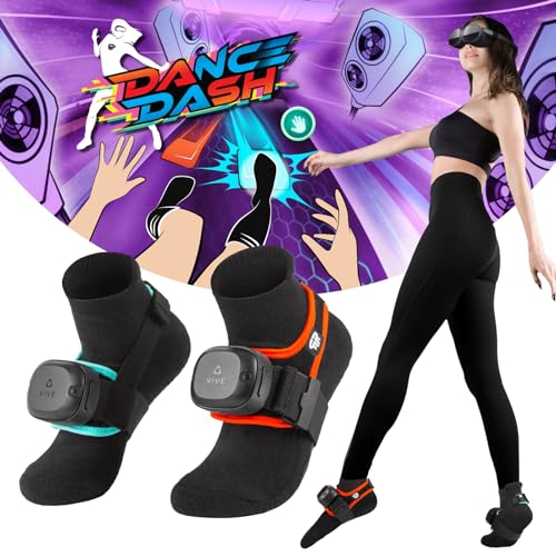 Rebuff Reality Trackstraps Elite for VIVE Ultimate Tracker + Dance Dash Steam Key - VIVE Ready, Full Body Tracking in VR Chat and other FBT Apps