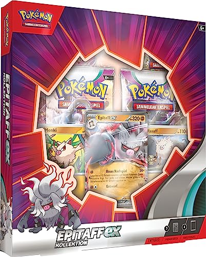 Pokémon-Sammelkartenspiel: Kollektion Epitaff-ex (3 holografische Promokarten und 4 Boosterpacks)