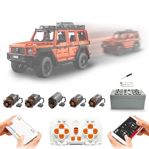 Technik Power Motoren Set Kompatibel mit Lego 42177 Technic Mercedes-Benz G 500 Auto-Modell (42177 Rc Kit)