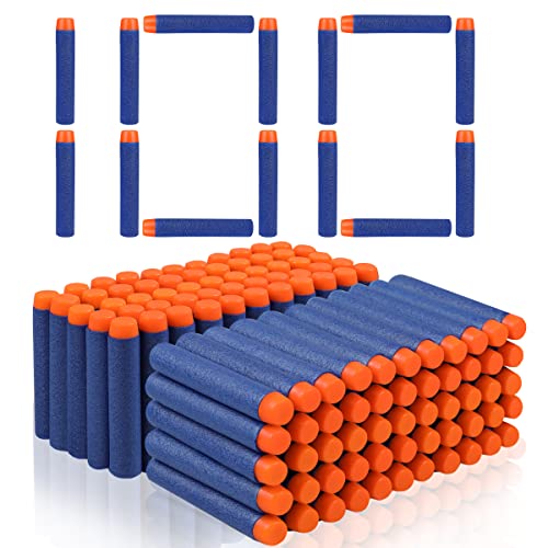 VCOSTORE Nerf Pfeile, 100 Stück Nerf Darts Nerf Munition Pfeile Dart Bullets Refill,Foam Pfeile für N-Strike Elite Blasters Series