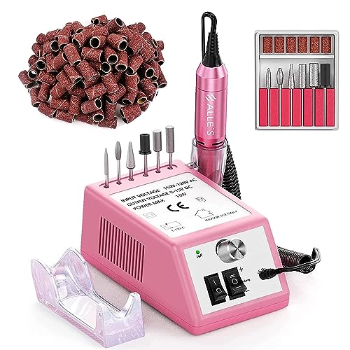 Elektrische Nagelfräser, Professionelles Nagelfräser Maniküre-Nagelfeile-Kit 20000 U/min Acryl-Gel-Nägel Polierwerkzeug Bohrer für den Heim- und Salongebrauch,Fräser Gelnägel,Muttertagsgeschenk