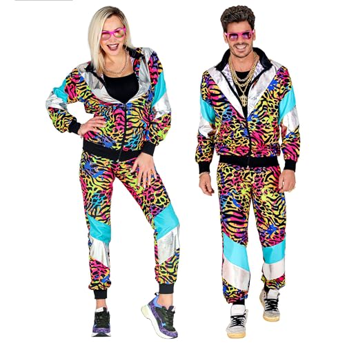 80'S PARTY ANIMAL SHELL SUIT (jacket, pants) - (L)