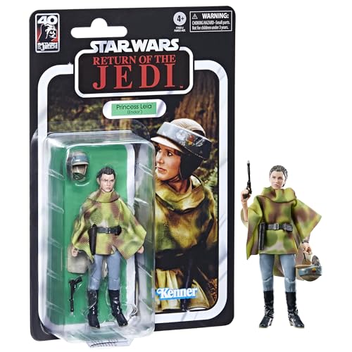 Star Wars The Black Series Princess Leia (Endor), 15 cm große Action-Figur zu Wars: Die Rückkehr der Jedi-Ritter