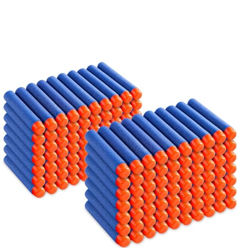 150 Pfeile Darts Schaum Munition kompatibel passend für Nerf Gun Elite, Refill Darts passend für N-Strike Elite Series Blasters, Dart Zubehör passend für Nerf Blaster Battle Boy Party Favor