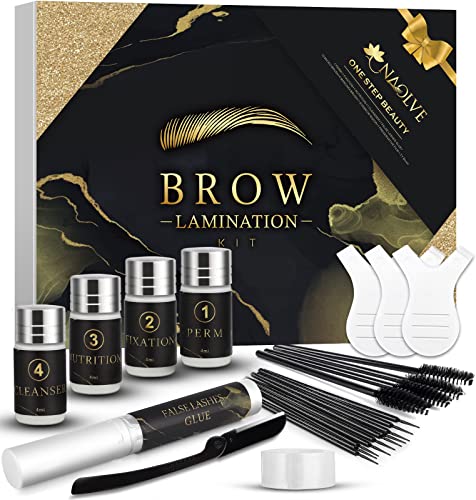Augenbrauen Lifting Set, Brow Lifting Set für Anfänger, Wasserdicht Langlebiges Styling, Professioneller Brow Lamination für den Heim-Salon für vollere,dichtere & schöne Brauen (2023 Limited Edition)