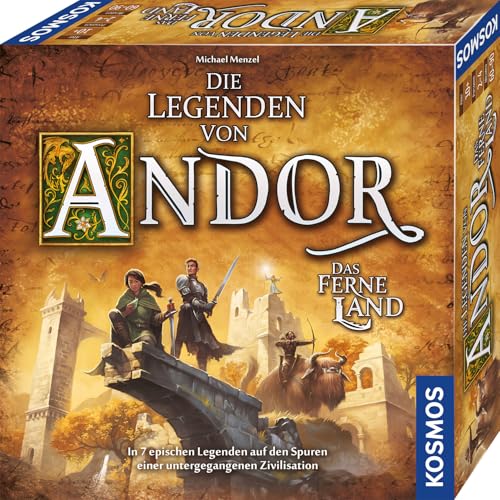 Kosmos 685256 Die Legenden von Andor - Das Ferne Land, 7 epische Legenden, kooperatives Brettspiel für 2-4 Personen ab 10 Jahren, von Michael Menzel