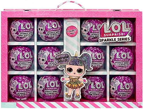 LOL Surprise Glitzer Serie - Glitzer-Puppen im 12er-Pack - 80+ Überraschungen mit Puppen, Outfits, Accessoires und mehr - Spielzeug mit Wasserüberraschung - Für Mädchen und Jungen ab 4 Jahren