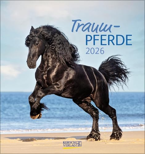 Traumpferde 2026: aufstellbarer Postkartenkalender