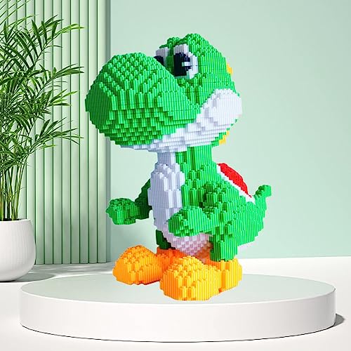 FOXCUP Bausteine, 7050 Stück, Interlocking Building Blocks, Ab 8 Jahren, Grün, Dinosaurier, Schadstofffrei