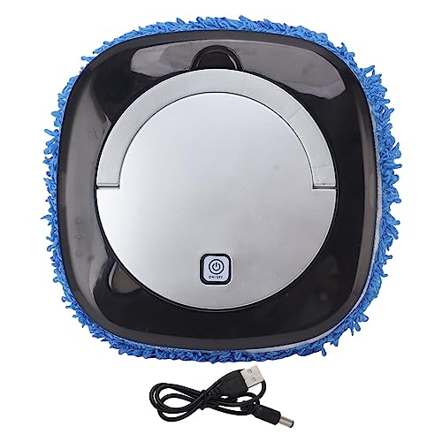 Headerbs Bodenwischroboter, Automatischer Bodenwischroboter, Wischroboter mit Wassertankstaubsauger und Wischreinigungsroboter (Silver)
